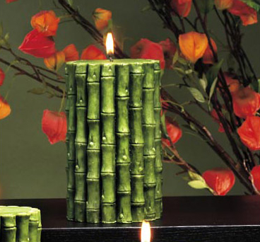 Bamboo Pillar Candle