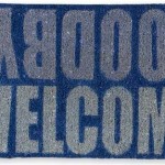 Welcome/Goodbye Doormat