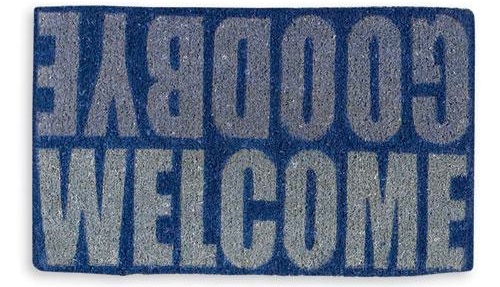 Welcome/Goodbye Doormat